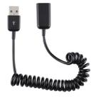 USB Male to USB Female Laptop Spring Charging Cable - 4