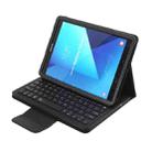 SA500 For Samsung Galaxy Tab A7 T500 / T505 10.4 inch 2020 Litchi Texture Detachable Bluetooth Keyboard Horizontal Flip Leather Tablet Case with Holder (Black) - 1