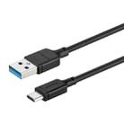 MOMAX DA16D 3A USB to USB-C / Type-C Charging Transmission Data Cable, Cable Length: 1m(Black) - 3