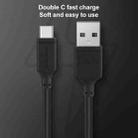 MOMAX DA16D 3A USB to USB-C / Type-C Charging Transmission Data Cable, Cable Length: 1m(Black) - 6