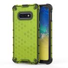 Shockproof Honeycomb PC + TPU Case for Galaxy S10e (Green) - 1