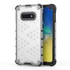 Shockproof Honeycomb PC + TPU Case for Galaxy S10e (Grey) - 1