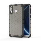 Shockproof Honeycomb PC + TPU Case for Galaxy M30 (Black) - 1