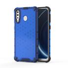 Shockproof Honeycomb PC + TPU Case for Galaxy M30 (Blue) - 1