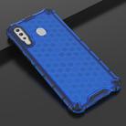 Shockproof Honeycomb PC + TPU Case for Galaxy M30 (Blue) - 2