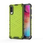 Shockproof Honeycomb PC + TPU Case for Galaxy A50 (Green) - 1