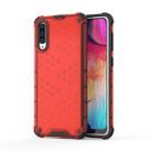 Shockproof Honeycomb PC + TPU Case for Galaxy A50 (Red) - 1