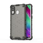 Shockproof Honeycomb PC + TPU Case for Galaxy A40 (Black) - 1