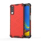 Shockproof Honeycomb PC + TPU Case for Galaxy A7 (2018) (Red) - 1