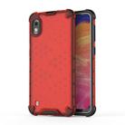 Shockproof Honeycomb PC + TPU Case for Galaxy A10 (Red) - 1