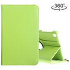 Litchi Texture Horizontal Flip 360 Degrees Rotation Leather Case for Galaxy Tab A 8 (2019) / P200 / P205, with Holder (Green) - 1