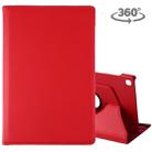 Litchi Texture Horizontal Flip 360 Degrees Rotation Leather Case for Galaxy Tab S5e 10.5 T720 / T725, with Holder (Red) - 1