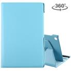 Litchi Texture Horizontal Flip 360 Degrees Rotation Leather Case for Galaxy Tab S5e 10.5 T720 / T725, with Holder (Blue) - 1