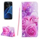 For Galaxy S8+ / G9550 Rose Dont Touch My Phone Pattern Horizontal Flip Leather Case with Holder & Card Slots & Wallet - 1