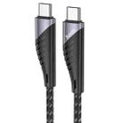 hoco U95 60W 3A PD USB-C / Type-C to USB-C / Type-C Freeway Charging Data Cable, Cable Length: 1.5m - 1