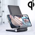 A10 10W QI Standard Intelligent Induction Creative Folding Wireless Charger Bracket(Black) - 1