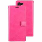 For Samsung Galaxy S21 5G GOOSPERY Mansoor Series Crazy Horse Texture Horizontal Flip Leather Case With Bracket & Card Slot & Wallet (Rose Red) - 1