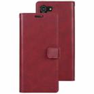 For Samsung Galaxy S21 5G GOOSPERY Mansoor Series Crazy Horse Texture Horizontal Flip Leather Case With Bracket & Card Slot & Wallet (Wine Red) - 1