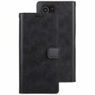 For Samsung Galaxy S21 Ultra 5G GOOSPERY Mansoor Series Crazy Horse Texture Horizontal Flip Leather Case With Bracket & Card Slot & Wallet(Black) - 1