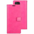 For Samsung Galaxy S21 Ultra 5G GOOSPERY Mansoor Series Crazy Horse Texture Horizontal Flip Leather Case With Bracket & Card Slot & Wallet(Rose Red) - 1