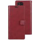 For Samsung Galaxy S21 Ultra 5G GOOSPERY Mansoor Series Crazy Horse Texture Horizontal Flip Leather Case With Bracket & Card Slot & Wallet(Wine Red) - 1