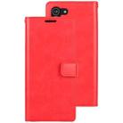 For Samsung Galaxy S21+ 5G GOOSPERY Mansoor Series Crazy Horse Texture Horizontal Flip Leather Case With Bracket & Card Slot & Wallet (Red) - 1
