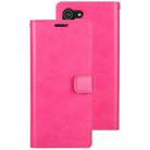For Samsung Galaxy S21+ 5G GOOSPERY Mansoor Series Crazy Horse Texture Horizontal Flip Leather Case With Bracket & Card Slot & Wallet (Rose Red) - 1