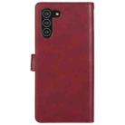 For Samsung Galaxy S21+ 5G GOOSPERY Mansoor Series Crazy Horse Texture Horizontal Flip Leather Case With Bracket & Card Slot & Wallet (Wine Red) - 3