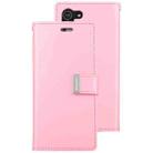 For Samsung Galaxy S21 5G GOOSPERY RICH DIARY PU + TPU Crazy Horse Texture Horizontal Flip Leather Case with Card Slots & Wallet (Pink) - 1