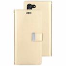 For Samsung Galaxy S21 5G GOOSPERY RICH DIARY PU + TPU Crazy Horse Texture Horizontal Flip Leather Case with Card Slots & Wallet (Gold) - 1