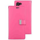 For Samsung Galaxy S21+ 5G GOOSPERY RICH DIARY PU + TPU Crazy Horse Texture Horizontal Flip Leather Case with Card Slots & Wallet (Rose Red) - 1