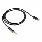 1m USB-C / Type-C to 3.5mm Male Audio Adapter Cable(Black) - 1