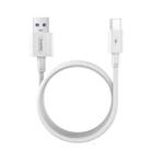 REMAX Marlik Series RC-175a 22.5W 5A USB to USB-C / Type-C Interface Fully Compatible Fast Charging Data Cable, Cable Length: 1m(White) - 1