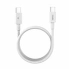 REMAX Marlik Series RC-175c PD 100W USB-C / Type-C to USB-C / Type-C Interface Fast Charging Data Cable, Cable Length: 1m (White) - 1