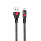 REMAX RC-188a Lesu Pro 1m 5A USB to USB-C / Type-C Aluminum Alloy Braid Fast Charging Data Cable(Black) - 1