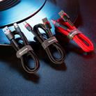 Baseus 2A Type-C / USB-C Cafule Tough Charging Cable, Length: 3m(Red + Black) - 4