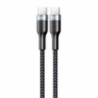 REMAX RC-174C PD 100W USB-C / Type-C to USB-C / Type-C Sury 2 Fast Charging Data Cable, Cable Length: 1m (Black) - 1