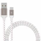 MOMAX 1m 3A USB to Type-C / USB-C Braided Data Sync Charge Cable(Champagne Gold) - 1