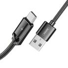 REMAX RC-166a Kinry Series 2.1A USB to USB-C / Type-C Data Cable, Cable Length: 1m(Tarnish) - 1