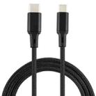 2A USB to USB-C / Type-C Braided Data Cable, Cable Length: 1m (Black) - 1