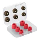 New Bee 12 PCS Silicone Earbuds & Memory Foam, For All In-Ear Earphone(Red) - 1