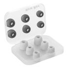 New Bee 12 PCS Silicone Earbuds & Memory Foam, For All In-Ear Earphone(Grey) - 1