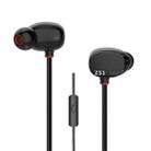 KZ ZS1 3.5mm L Type In-Ear Style Wire Control Earphone, For iPhone, iPad, Galaxy, Huawei, Xiaomi, LG, HTC and Other Smart(Black) - 1