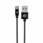 WK WDC-013a 2.4A Type-C / USB-C Kingkong Fast Charging Data Cable, Length: 1m(Silver) - 1