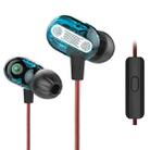 KZ ZSE 3.5mm Plug PC Resin Material In-Ear Style Wire Control Earphone, Cable Length: 1.2m (Blue) - 1