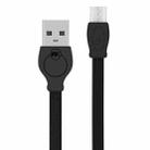 WK WDC-023m 2.4A Micro USB Fast Charging Data Cable, Length: 1m(Black) - 1