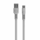 WK WDC-066a 2.1A Type-C / USB-C Flushing Charging Data Cable, Length: 1m(White) - 1