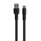 WK WDC-066a 2.1A Type-C / USB-C Flushing Charging Data Cable, Length: 2m(Black) - 1