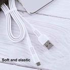 WK WDC-066a 2.1A Type-C / USB-C Flushing Charging Data Cable, Length: 2m(White) - 5