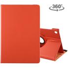 Litchi Texture Horizontal Flip 360 Degrees Rotation Leather Case for Galaxy Tab S5e 10.5 T720 / T725, with Holder(Orange) - 1